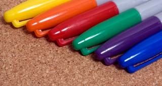 Science Experiment: Solubility - Sharpie Pen Tie Dye
