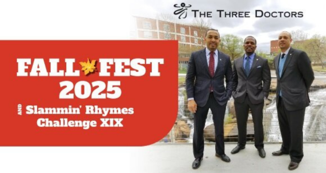 Fall Fest and Slammin' Rhymes Challenge XIX! and the featured guests Drs. Sampson Davis, Rameck Hunt, and George Jenkins