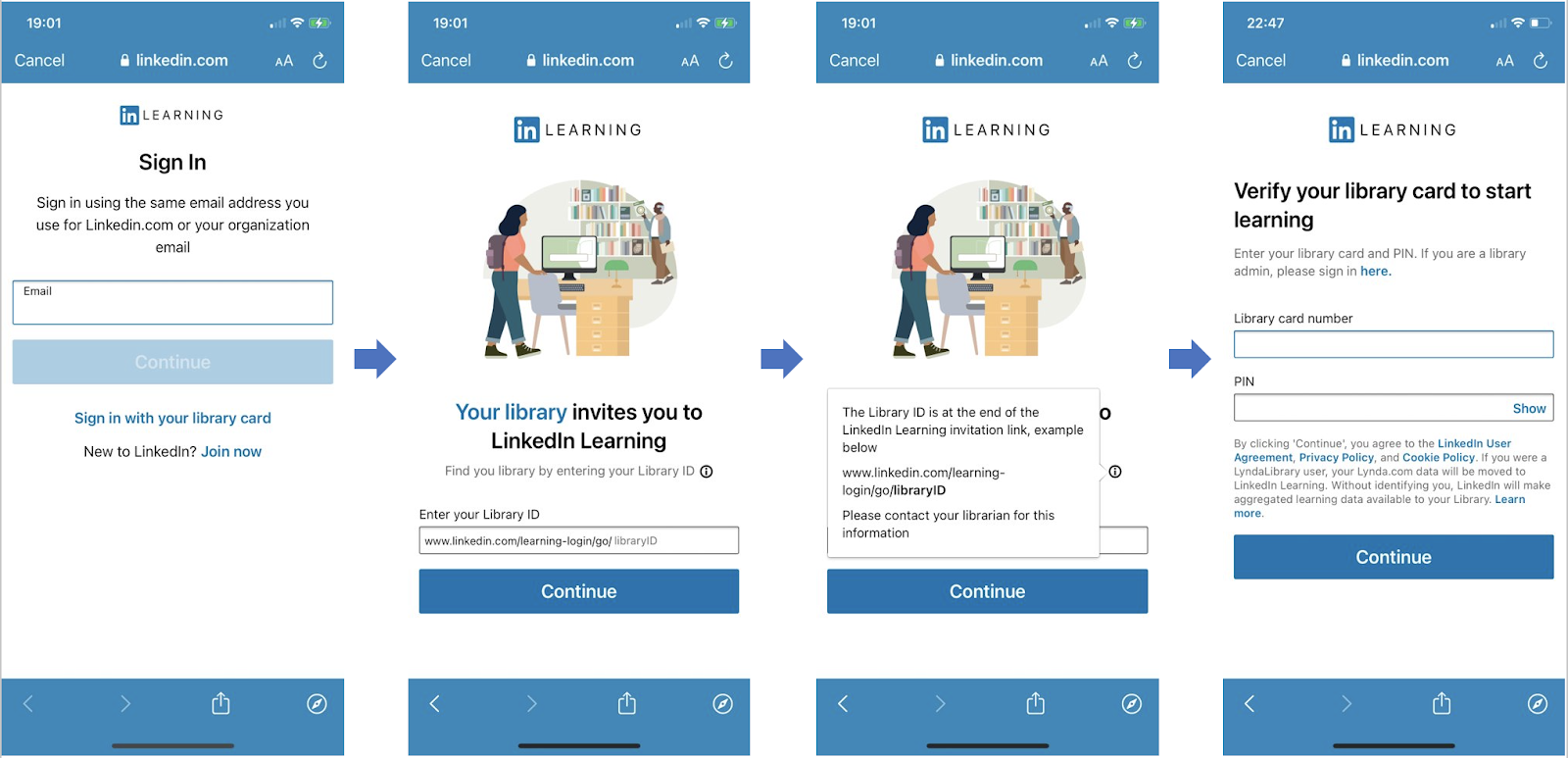 LinkedIn Mobile App Screenshots