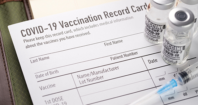 covid-19 vaccine record and vaccine supplies