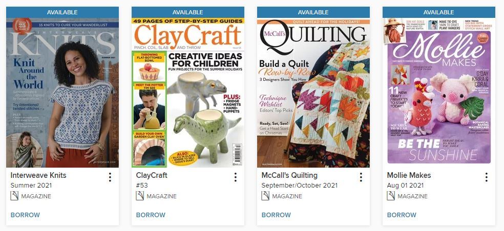 OverDrive Craft Magazine Samples