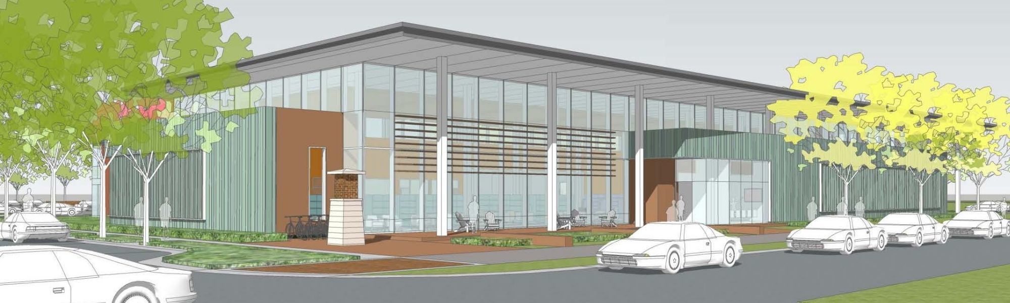 Fort Ben branch artist drawing.