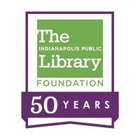 The Indianapolis Public Library Foundation 50th Anniversary Logo