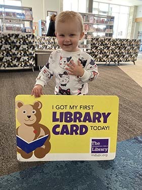 2023 Mic My First Library Card 11 13 23