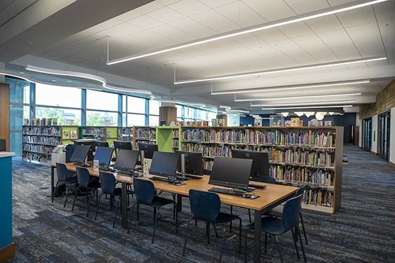 10 computer stations at Kid Central.