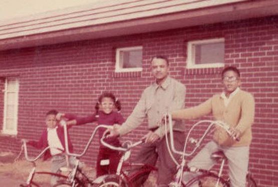 Donald Jackson With Children Stuart Patrice And Donald Jr 1960S