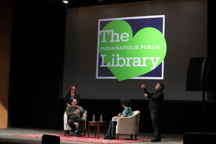 R.L. Stine and Mychal Threets talk at the 47th Annual Marian McFadden Memorial Lecture