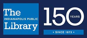 IndyPL 150th Anniversary logo